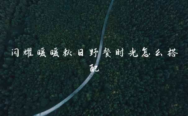 闪耀暖暖秋日野餐时光怎么搭配