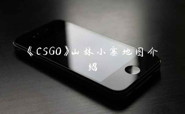《CSGO》山林小寨地图介绍