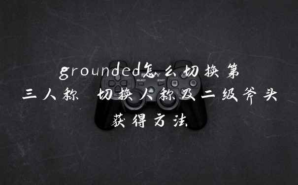 grounded怎么切换第三人称 切换人称及二级斧头获得方法