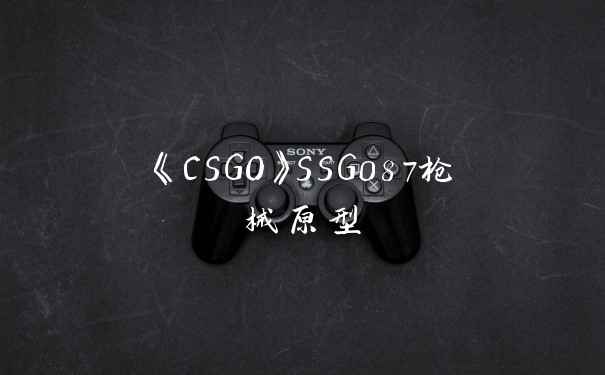 《CSGO》SSG087枪械原型