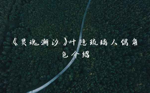 《灵魂潮汐》叶隐琉璃人偶角色介绍