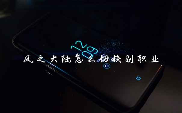 风之大陆怎么切换副职业