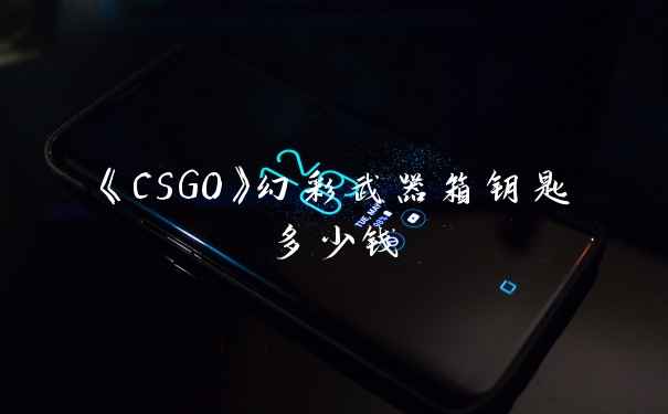 《CSGO》幻彩武器箱钥匙多少钱