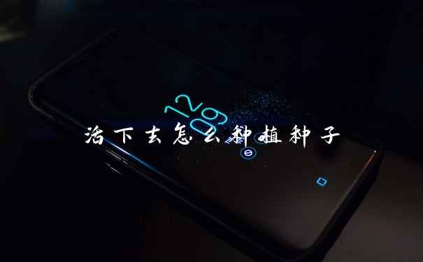 活下去怎么种植种子