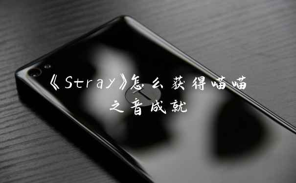 《Stray》怎么获得喵喵之音成就
