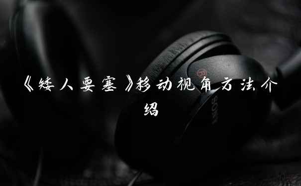 《矮人要塞》移动视角方法介绍