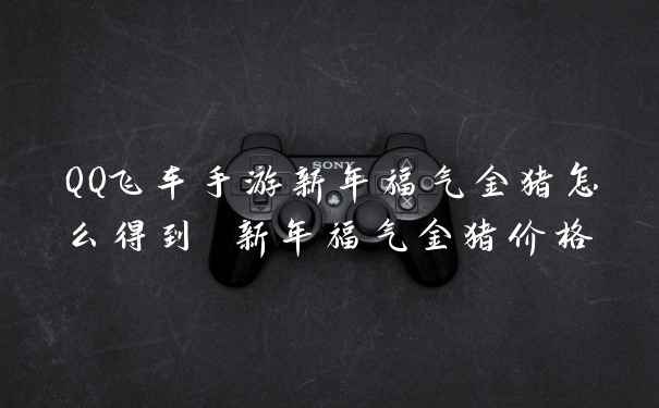 QQ飞车手游新年福气金猪怎么得到 新年福气金猪价格