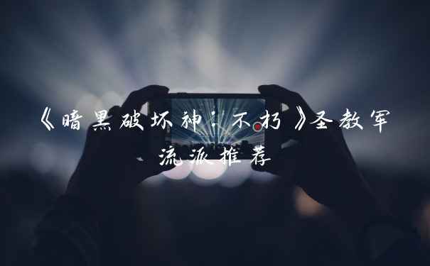 《暗黑破坏神：不朽》圣教军流派推荐