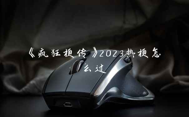 《疯狂梗传》2023热梗怎么过