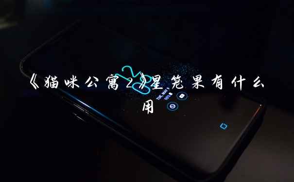 《猫咪公寓2》星笼果有什么用