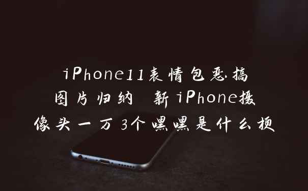 iPhone11表情包恶搞图片归纳 新iPhone摄像头一万3个嘿嘿是什么梗