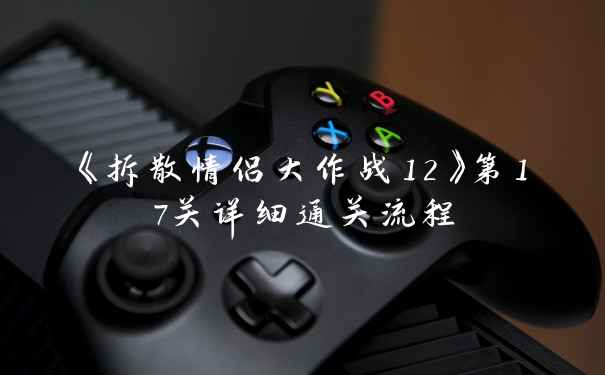 《拆散情侣大作战12》第17关详细通关流程