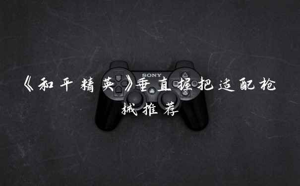 《和平精英》垂直握把适配枪械推荐