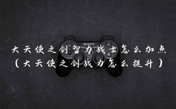 大天使之剑智力战士怎么加点（大天使之剑战力怎么提升）