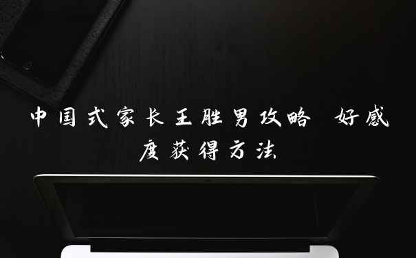 中国式家长王胜男攻略 好感度获得方法