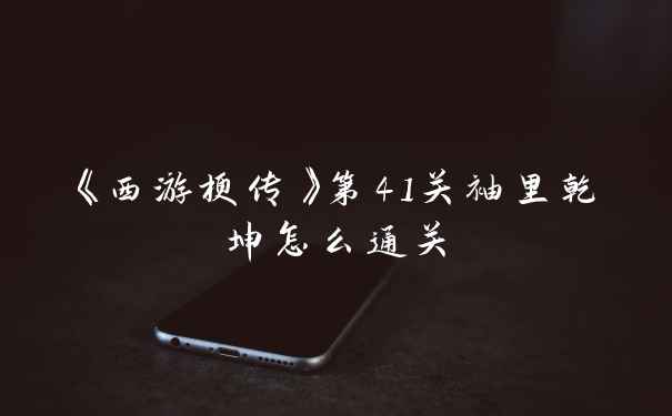 《西游梗传》第41关袖里乾坤怎么通关