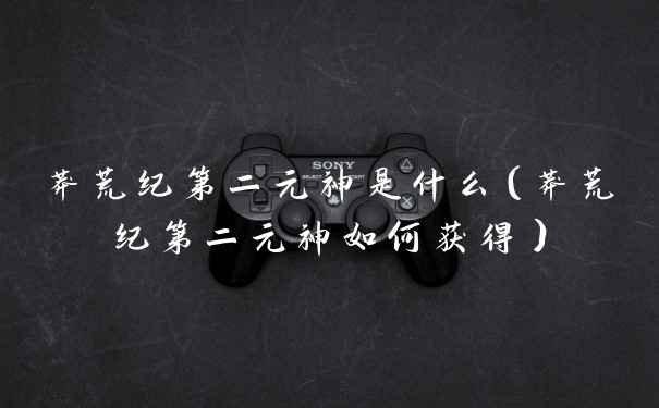 莽荒纪第二元神是什么（莽荒纪第二元神如何获得）