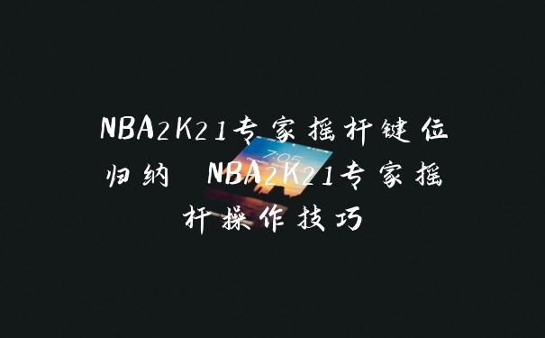 NBA2K21专家摇杆键位归纳 NBA2K21专家摇杆操作技巧