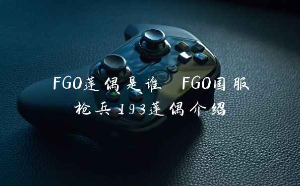 FGO莲偶是谁 FGO国服枪兵193莲偶介绍
