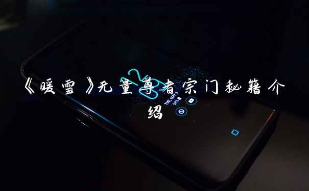 《暖雪》无量尊者宗门秘籍介绍