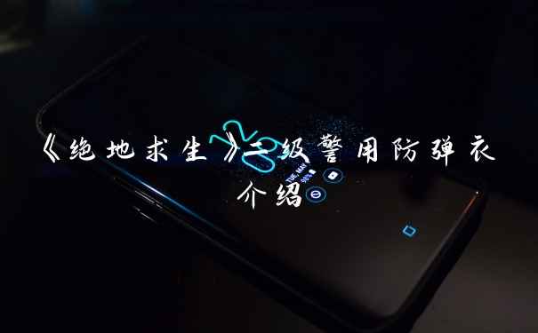 《绝地求生》二级警用防弹衣介绍