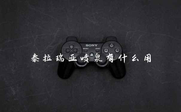 泰拉瑞亚喷泉有什么用