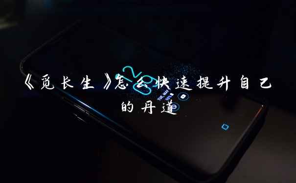 《觅长生》怎么快速提升自己的丹道