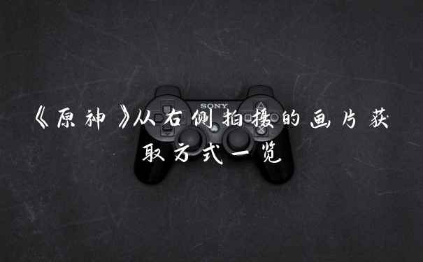 《原神》从右侧拍摄的画片获取方式一览