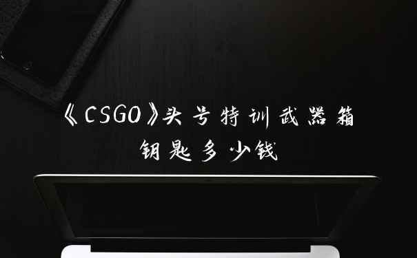 《CSGO》头号特训武器箱钥匙多少钱