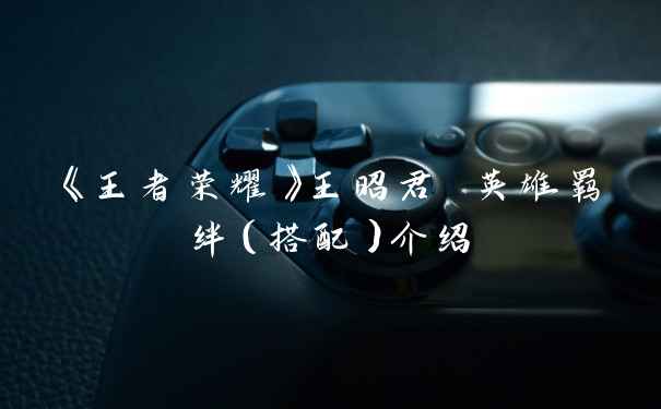 《王者荣耀》王昭君 英雄羁绊（搭配）介绍