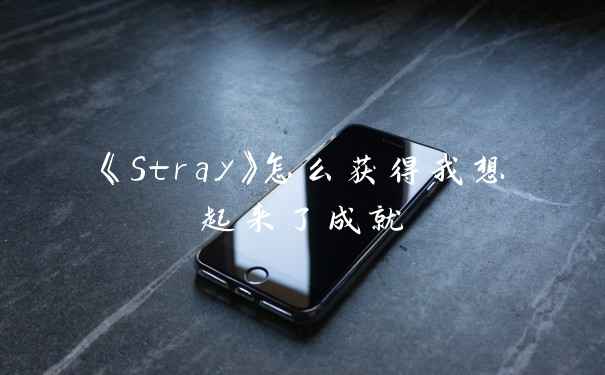 《Stray》怎么获得我想起来了成就