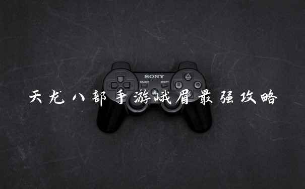 天龙八部手游峨眉最强攻略