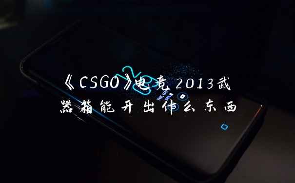 《CSGO》电竞2013武器箱能开出什么东西