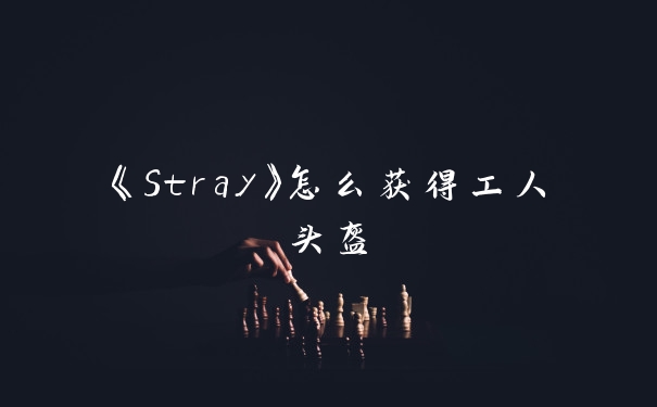 《Stray》怎么获得工人头盔