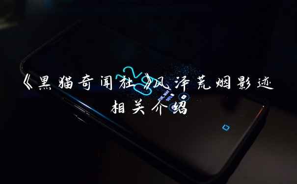 《黑猫奇闻社》风泽荒烟影迹相关介绍