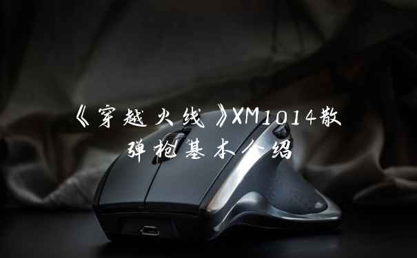 《穿越火线》XM1014散弹枪基本介绍
