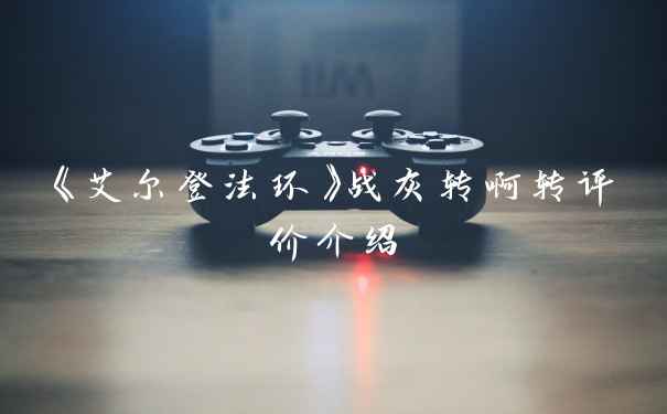 《艾尔登法环》战灰转啊转评价介绍