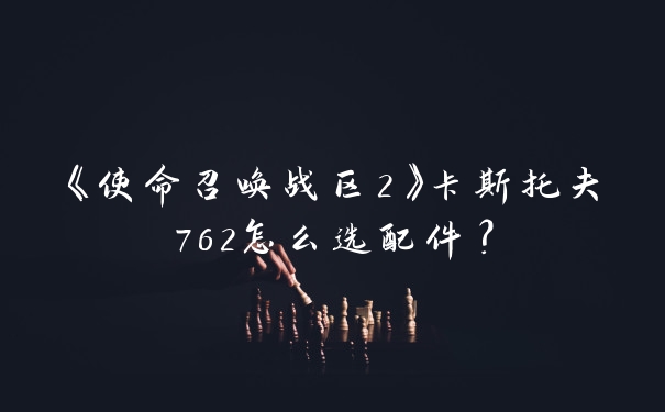 《使命召唤战区2》卡斯托夫762怎么选配件?
