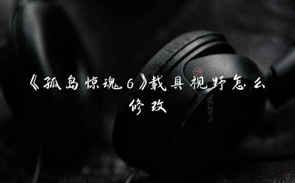 《孤岛惊魂6》载具视野怎么修改