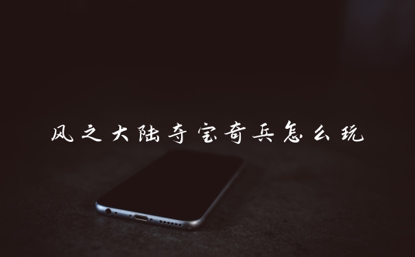 风之大陆夺宝奇兵怎么玩