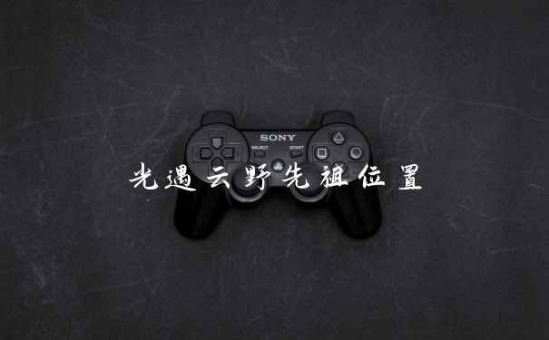 光遇云野先祖位置