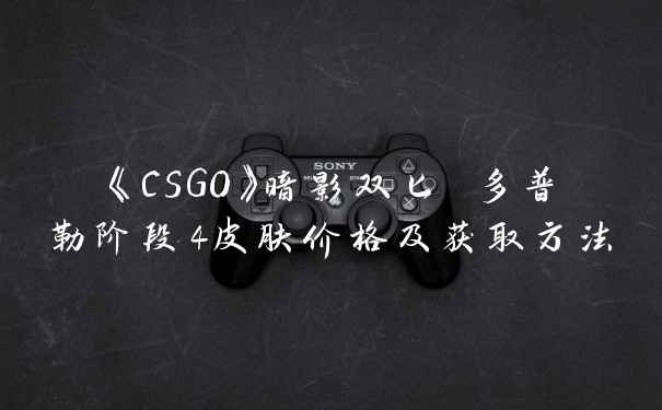 《CSGO》暗影双匕 多普勒阶段4皮肤价格及获取方法