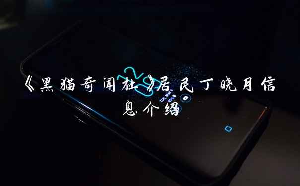 《黑猫奇闻社》居民丁晓月信息介绍