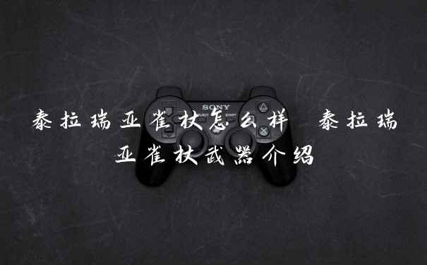 泰拉瑞亚雀杖怎么样 泰拉瑞亚雀杖武器介绍