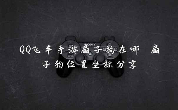 QQ飞车手游扇子狗在哪 扇子狗位置坐标分享