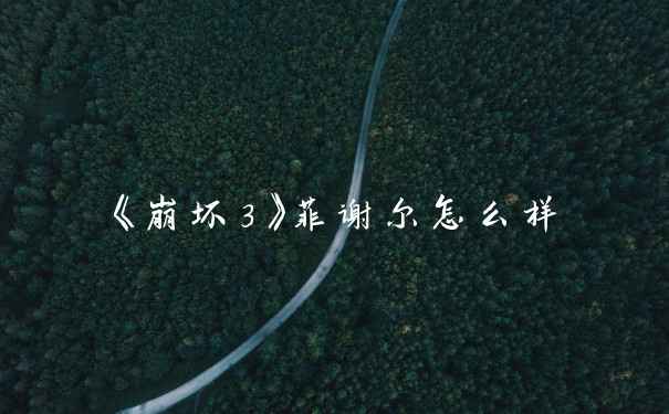 《崩坏3》菲谢尔怎么样