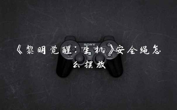 《黎明觉醒：生机》安全绳怎么摆放