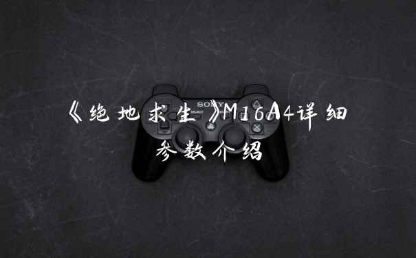 《绝地求生》M16A4详细参数介绍