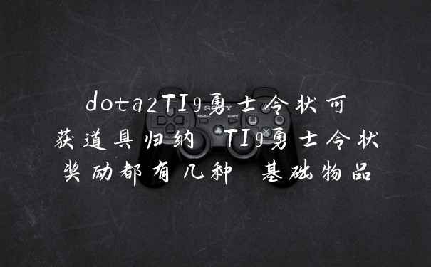 dota2TI9勇士令状可获道具归纳 TI9勇士令状奖励都有几种 基础物品