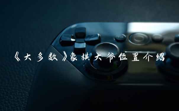 《大多数》象棋大爷位置介绍